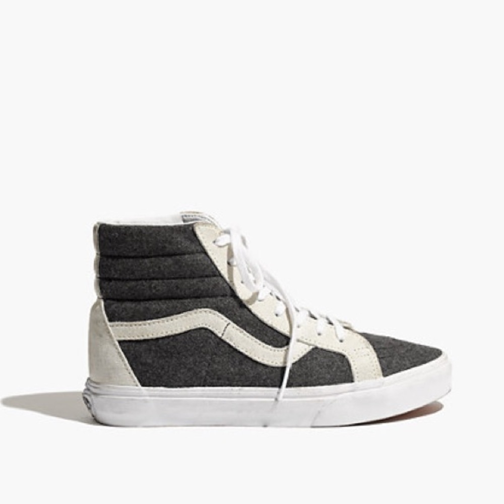 Madewell and Vans hi tops in wool